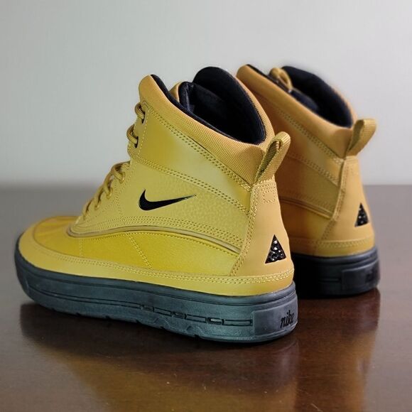 Nike ACG Woodside 2 Duck Hiking Waterproof Boots Wheat Black Size 7Y 7 New - Picture 9 of 14